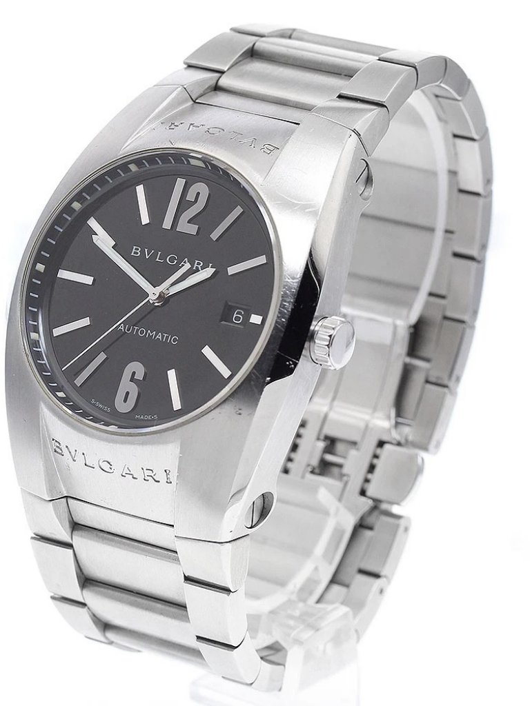 Bvlgari Ergon Eg40s Date Black Dial Automatic Mens Watch939213